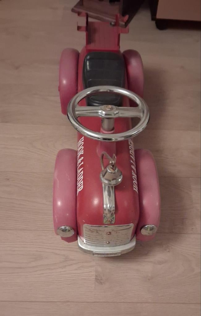 Retro Brandweer Loopauto - Hook & Ladder, Ophalen, Gebruikt