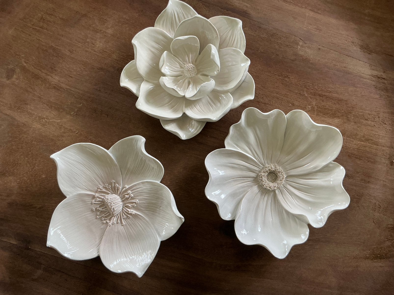 NIEUW set van 3 wand bloemen decoratie, Ophalen of Verzenden, Nieuw