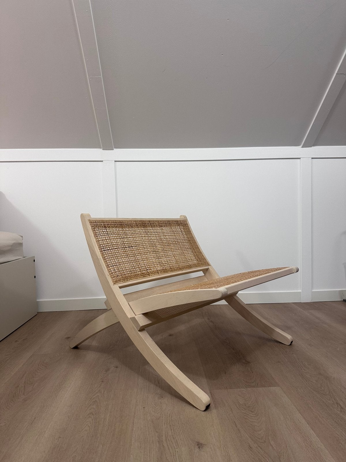 Rotan stoel ibiza, Ophalen, Zo goed als nieuw, Bruin, Eén