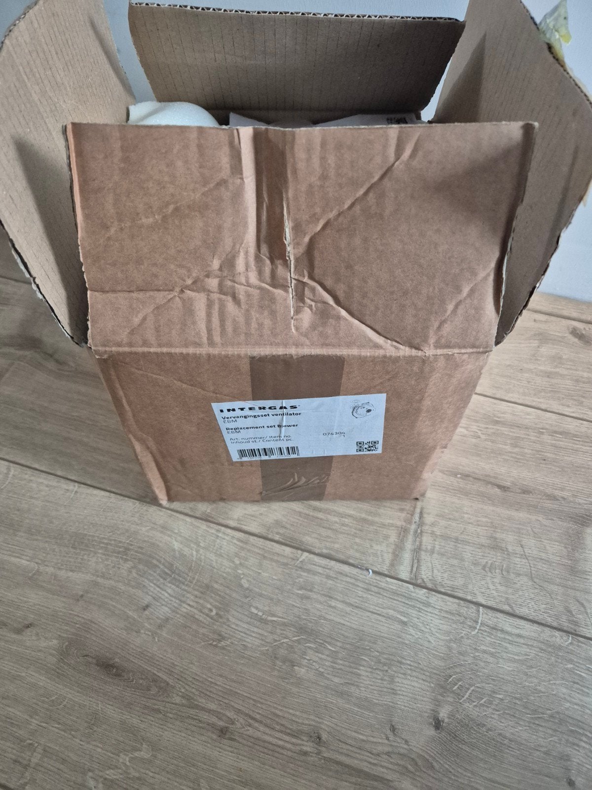 Intergas Xtreme ventilator EBM NRG130 074304, Ophalen of Verzenden, Nieuw, Overige typen, Hoog rendement (Hr)