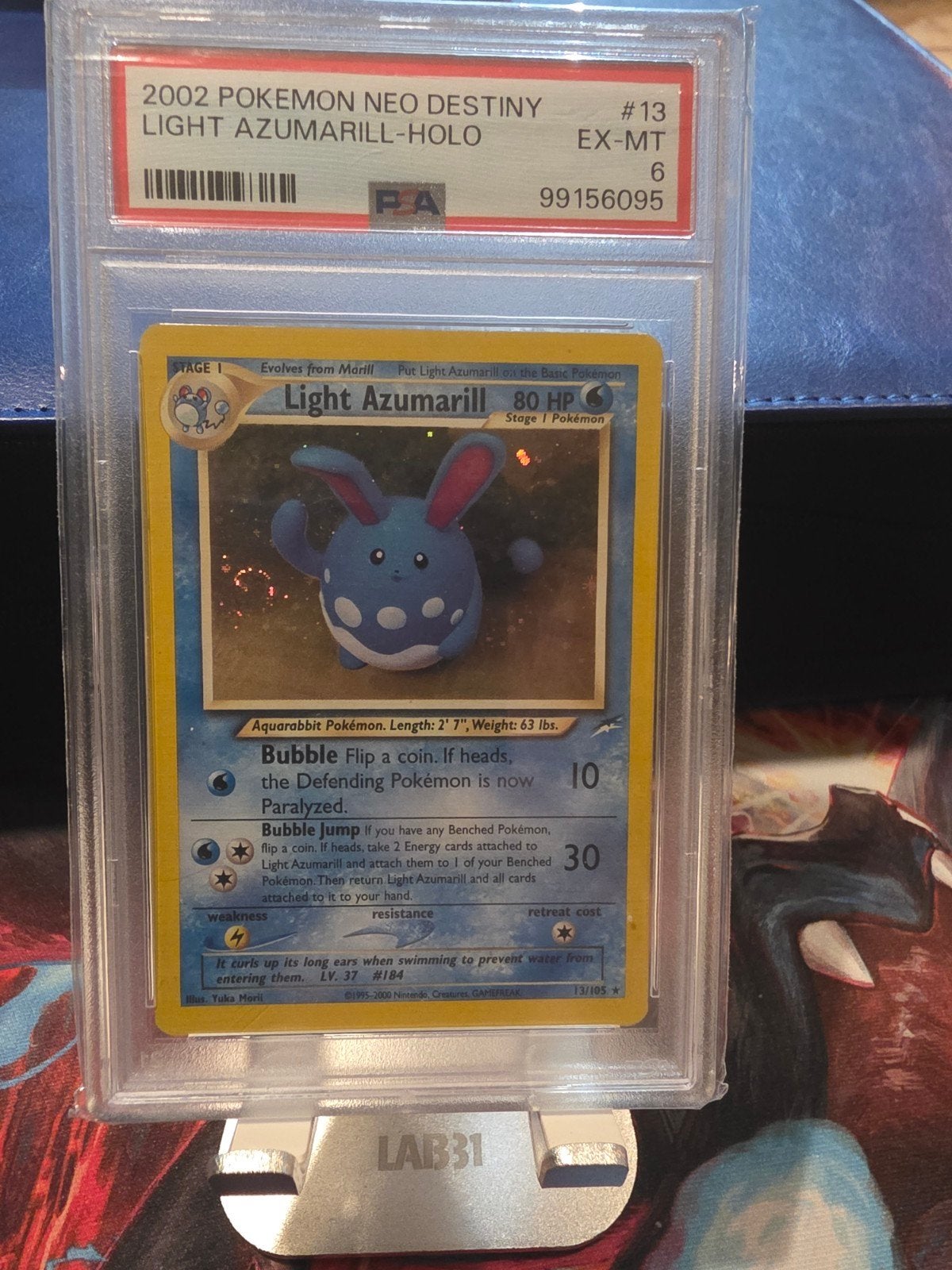 Light azumarill Holo PSA 6, Ophalen of Verzenden, Zo goed als nieuw