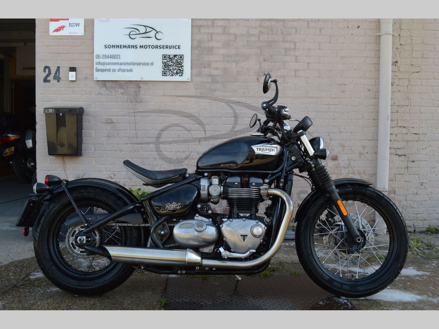 TRIUMPH BONNEVILLE BOBBER (bj 2017) 20,931 km, 2 cilinders, Bedrijf, Onbekend, Meer dan 35 kW