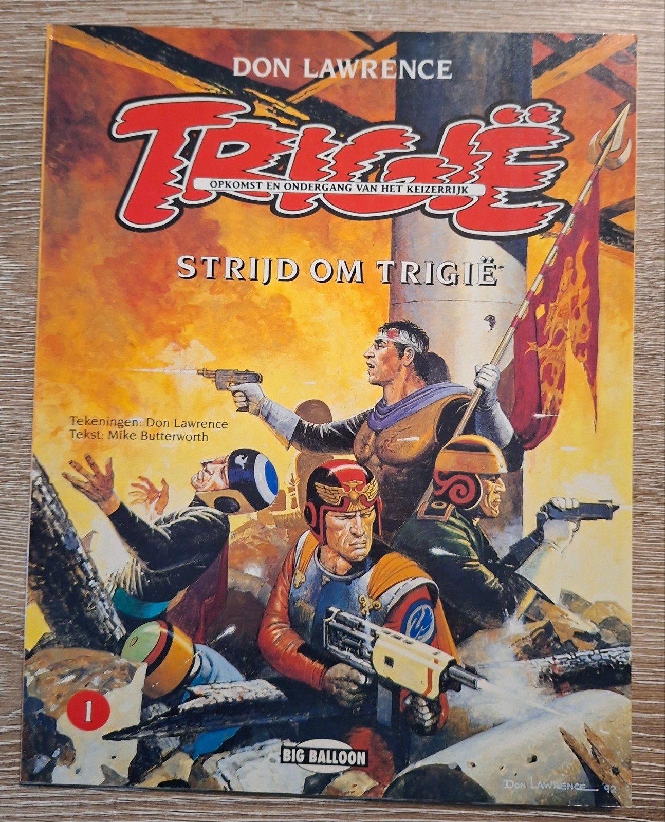 trigië nr 1, Eén stripboek, Ophalen of Verzenden, Gelezen
