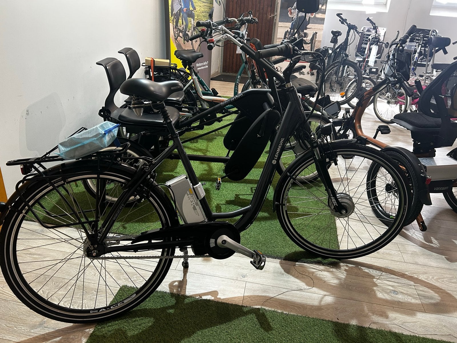 Lehmkuhl E-bike met 7 versnellingen nieuwstaat 25 km, Minder dan 30 km per accu, Gebruikt, 51 tot 55 cm, Ophalen