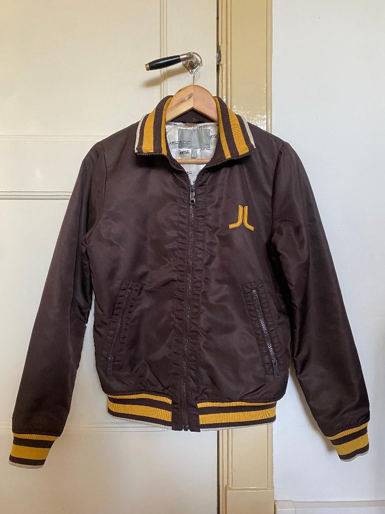 ***WESC*** Rosanne baseball jacket maat S – unisex, Bruin, Ophalen of Verzenden, Maat 46 (S) of kleiner, Gedragen
