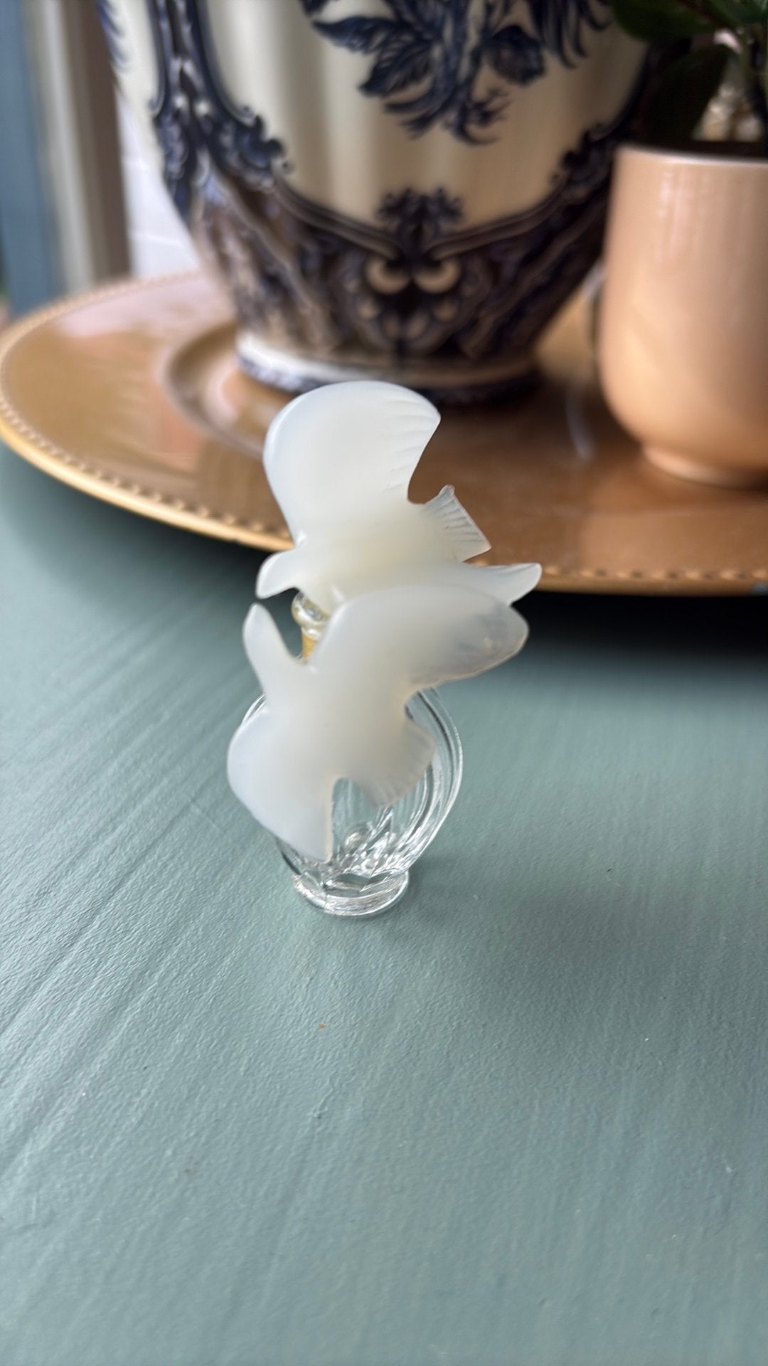 Parfumflesje miniatuur van L air du temps Nina Ricci, Ophalen of Verzenden, Gebruikt, Miniatuur