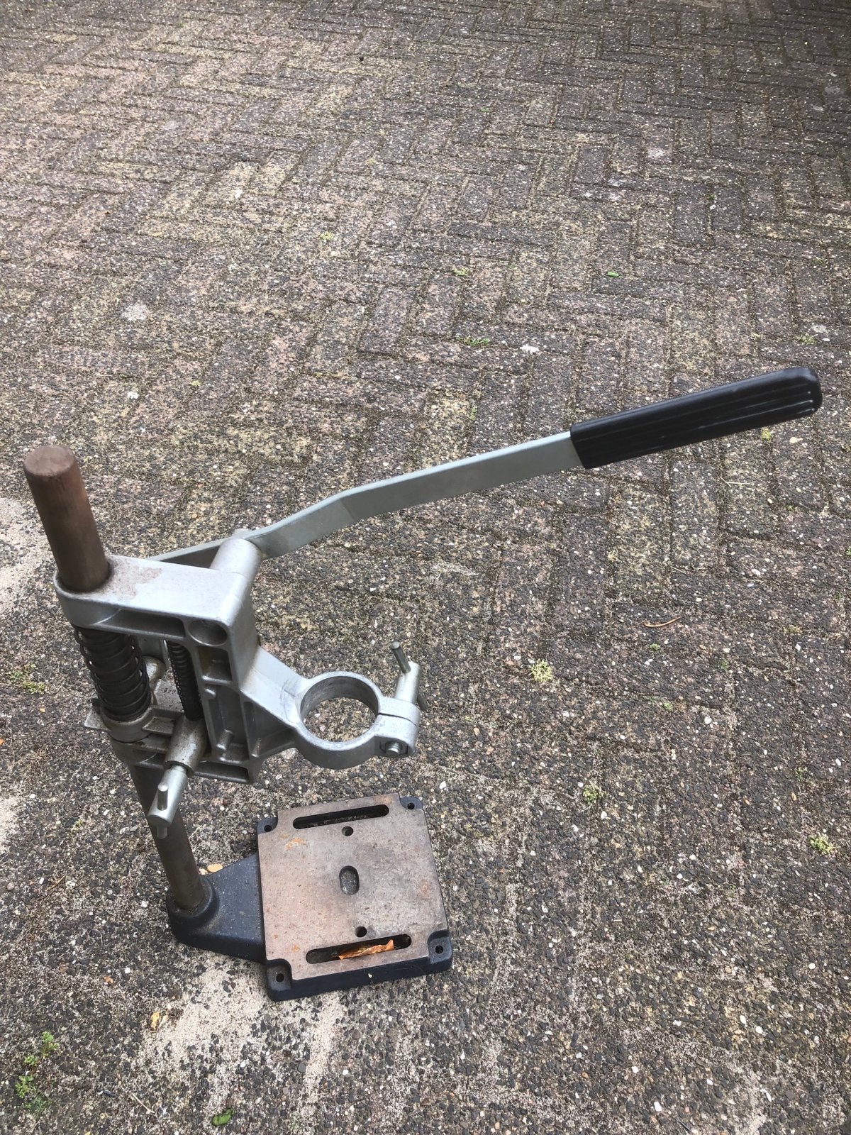 AEG Boorstandaard BST 707 - Gebruikt, Doe-het-zelf en Verbouw, Gereedschap | Boormachines, Ophalen, Gebruikt, Kolomboormachine