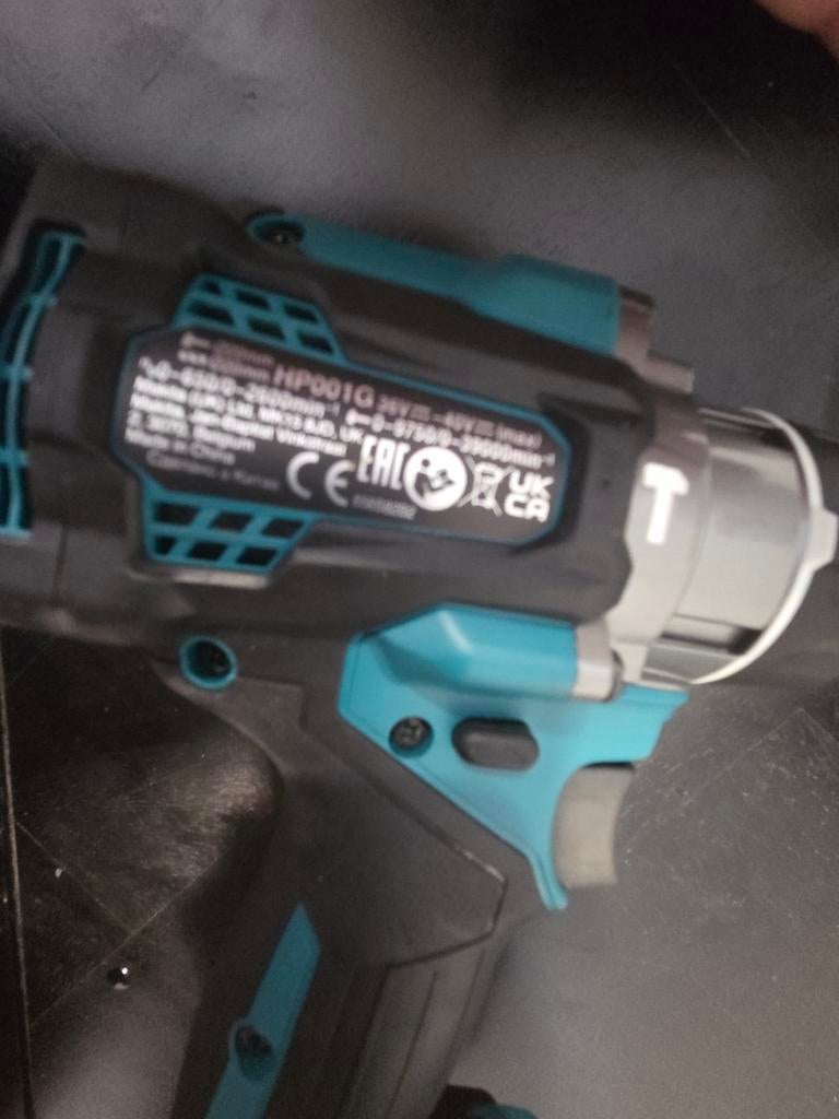 Makita HP001G XGT 40V Max Accu Klopboormachine, Doe-het-zelf en Verbouw, Gereedschap | Boormachines, 600 watt of meer, Ophalen of Verzenden
