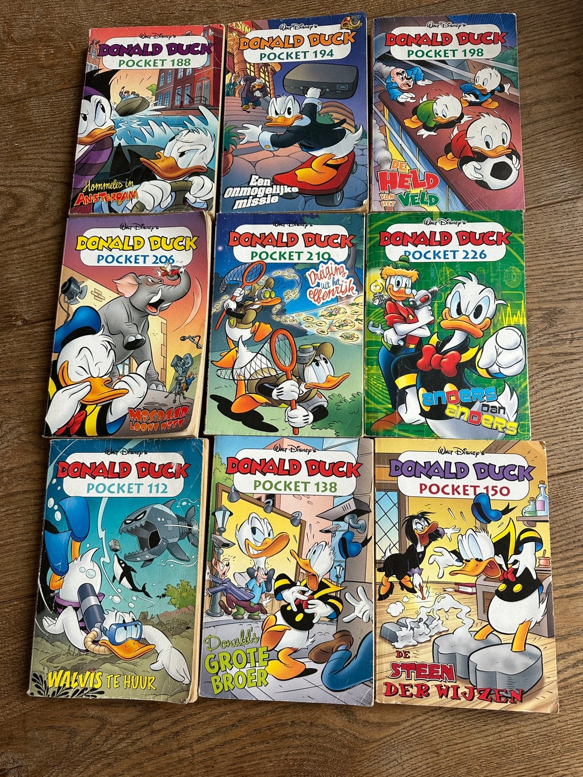 Donald duck pocket, Meerdere comics, Ophalen of Verzenden, Gelezen, Europa