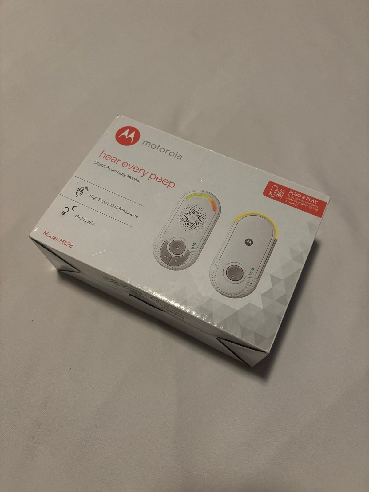 Motorola MBP8 Babyfoon - Prima staat, Ophalen, Gebruikt, 100 tot 250 meter, Digitaal
