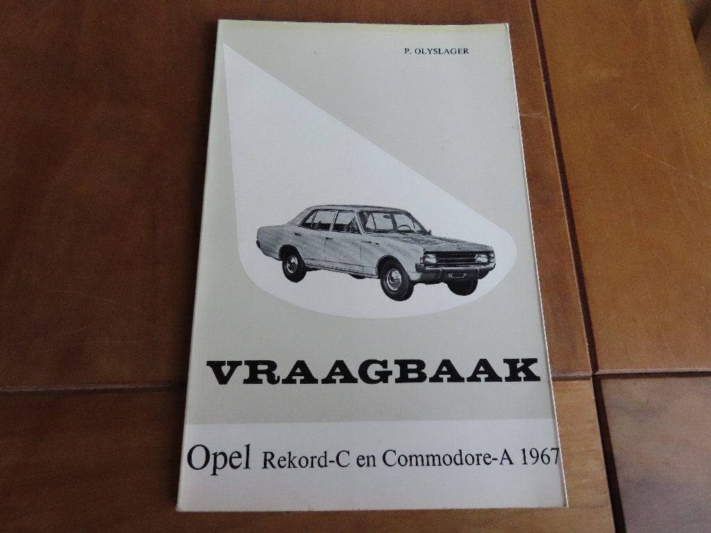 Vraagbaak Opel Rekord C, Opel Commodore A vanaf 1967, mooi!, Ophalen of Verzenden