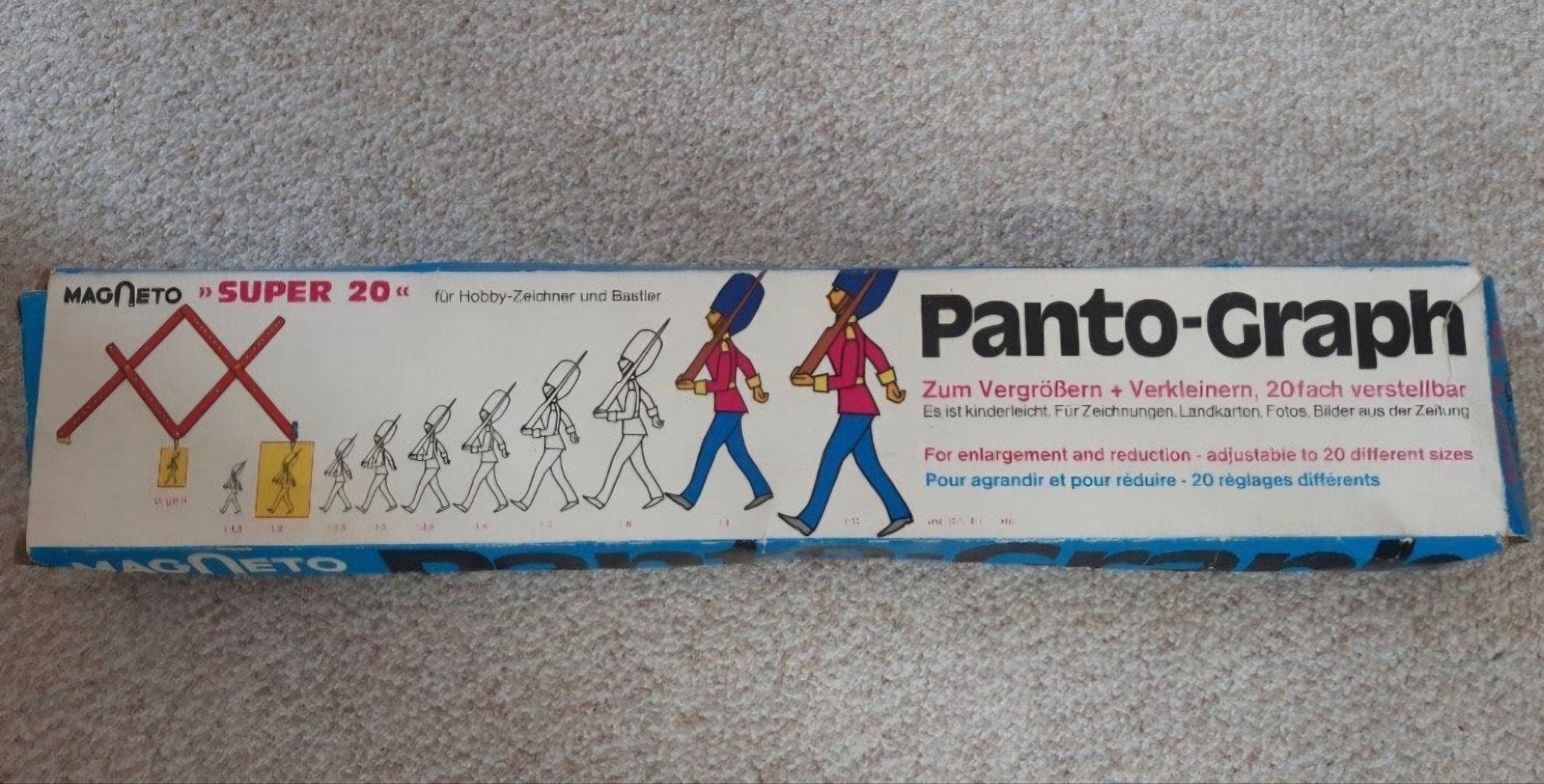 Magneto Super 20 Panto-Graph uit de jaren '70, Ophalen of Verzenden, Gebruikt, Overige typen