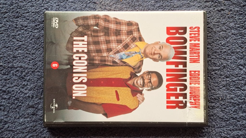 Bowfinger "Steve Martin, Eddie Murphy", Alle leeftijden, Ophalen of Verzenden, Zo goed als nieuw, Actiekomedie