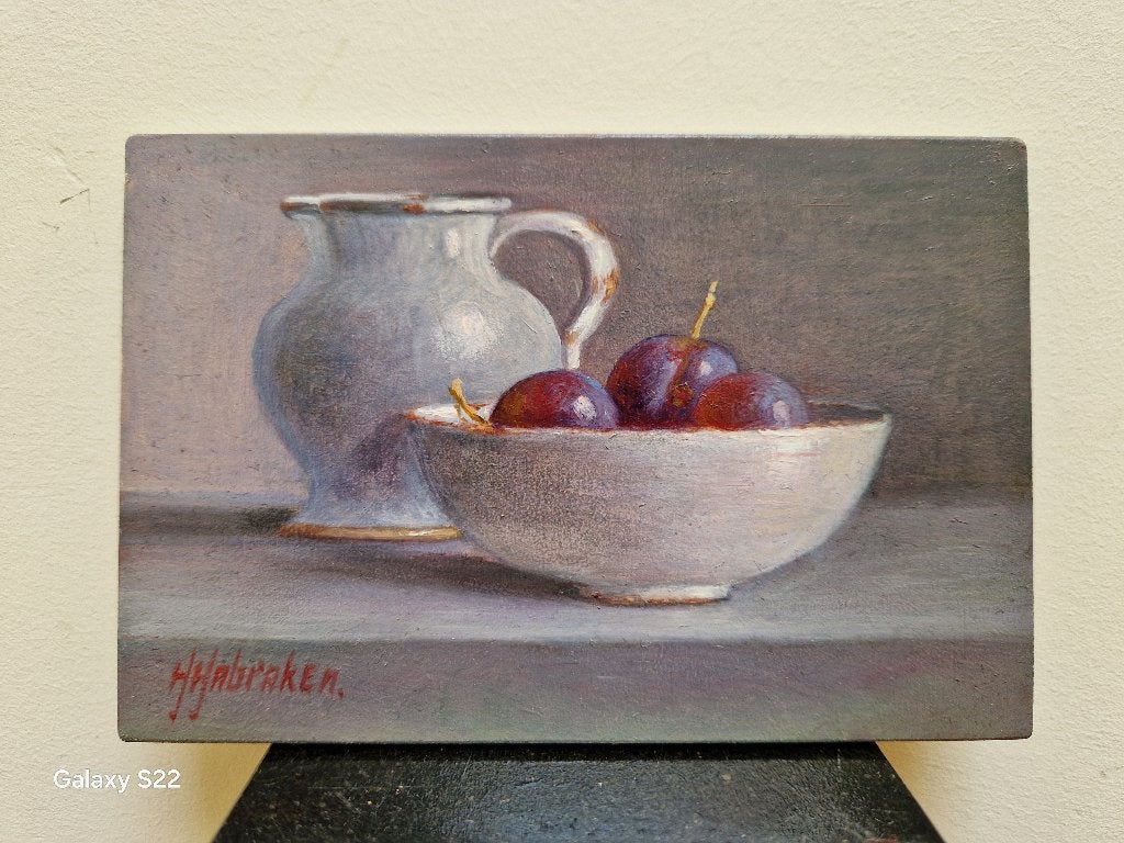 Schilderij Hans Habraken, Antiek en Kunst, Ophalen of Verzenden