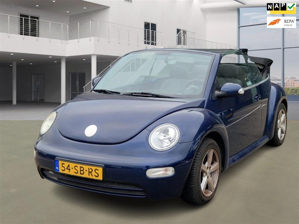 Volkswagen New Beetle Cabriolet 1.6 Turijn Comfort, Stof, Gebruikt, Beetle (Kever), 4 cilinders