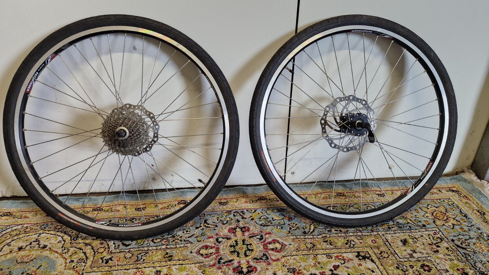 Wielset met banden en cassette - 26 inch, Fietsen en Brommers, Gebruikt, Mountainbike, Aluminium, Shimano