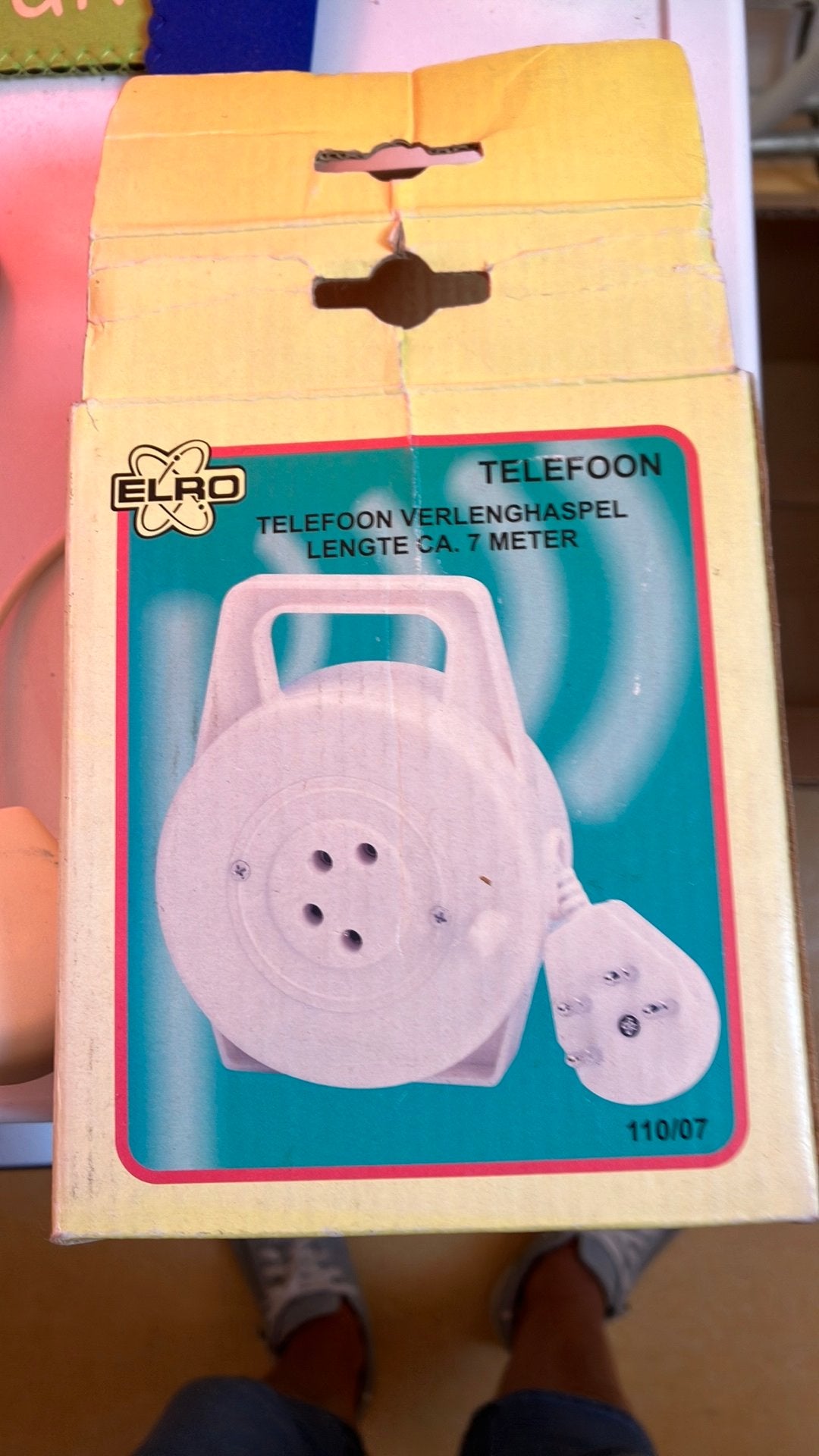 Telefoon haspel, Ophalen of Verzenden, Zo goed als nieuw