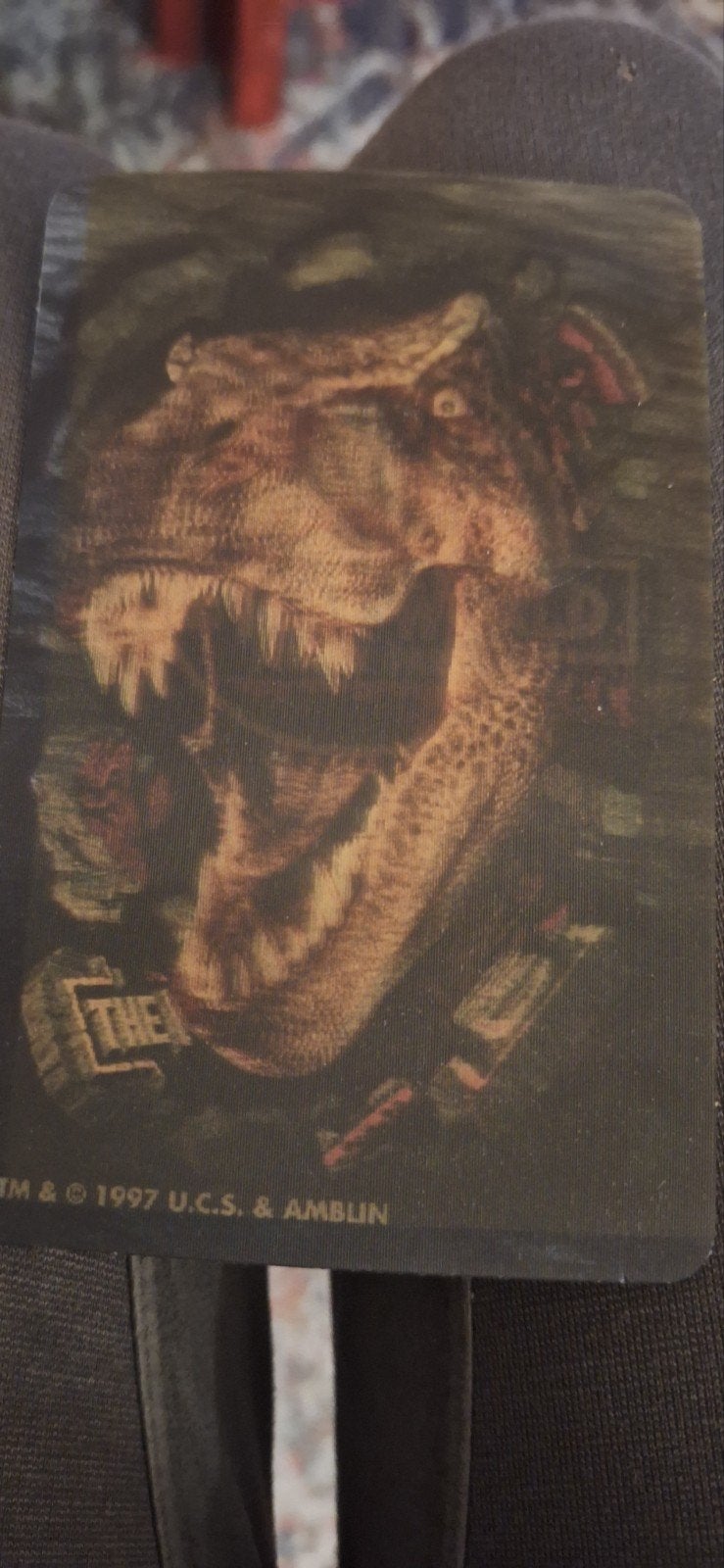 Jurassic Park The Lost World 1997 Lenticular Kaart, Ophalen