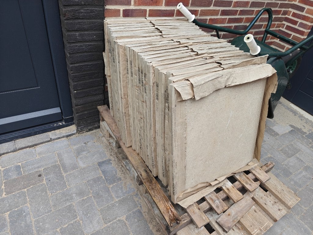 Keramische Tegels Limone Sand 60x60x3cm, Ophalen, Keramiek, Nieuw, 5 tot 10 m²