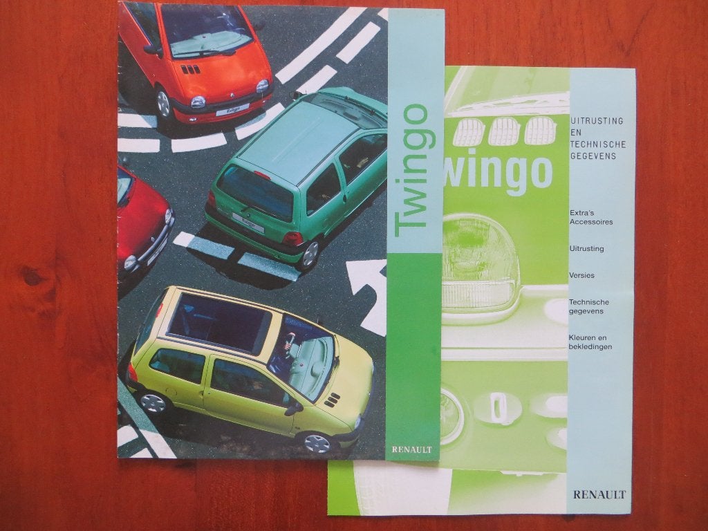 Renault Twingo (dec. 1998) met bijlage, Boeken, Ophalen of Verzenden, Nieuw, Renault