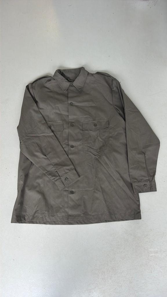 Vintage Militair Overhemd/Jas - Grijs/Groen, DC, Info@dumpcompany.com, DC, Ophalen of Verzenden