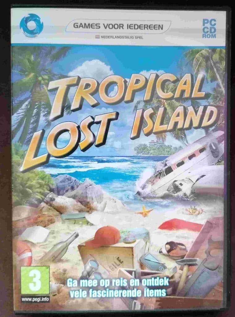 PC CD ROM Tropical Lost Island, 1 speler, Ophalen of Verzenden, Zo goed als nieuw, Vanaf 3 jaar