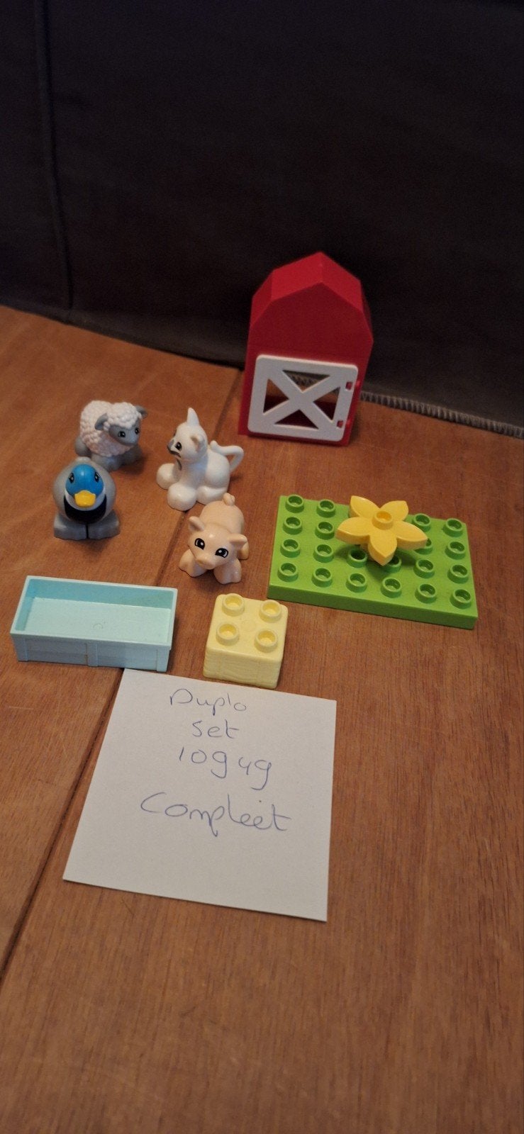 Duplo Boerderijdieren Set 10949 Compleet, Overige thema's, Ophalen of Verzenden, Zo goed als nieuw, Compleet
