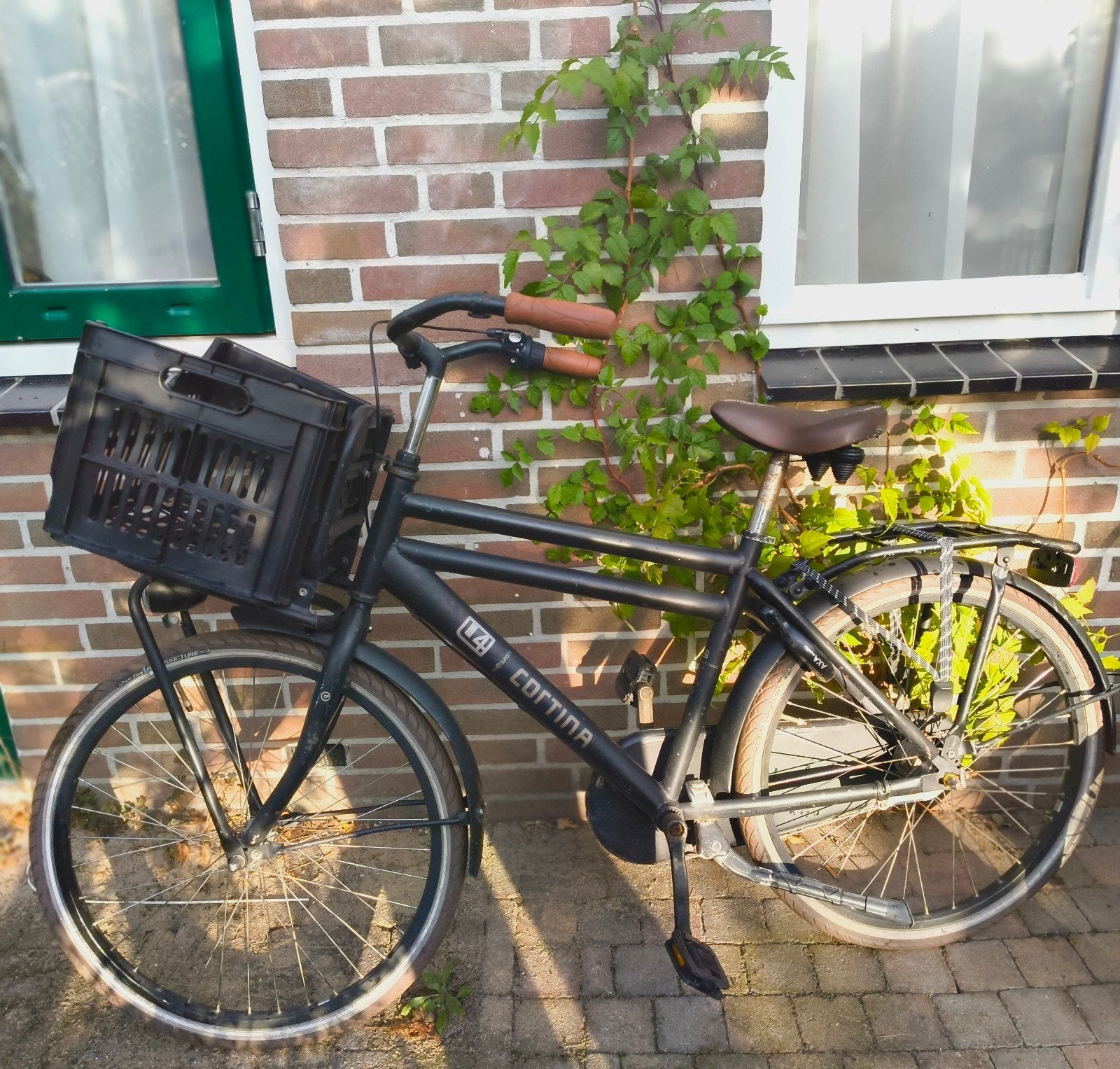 Cortina U4 Jongensfiets 24 inch, Ophalen, Cortina U4 transportfiets, Versnellingen, Trommelrem