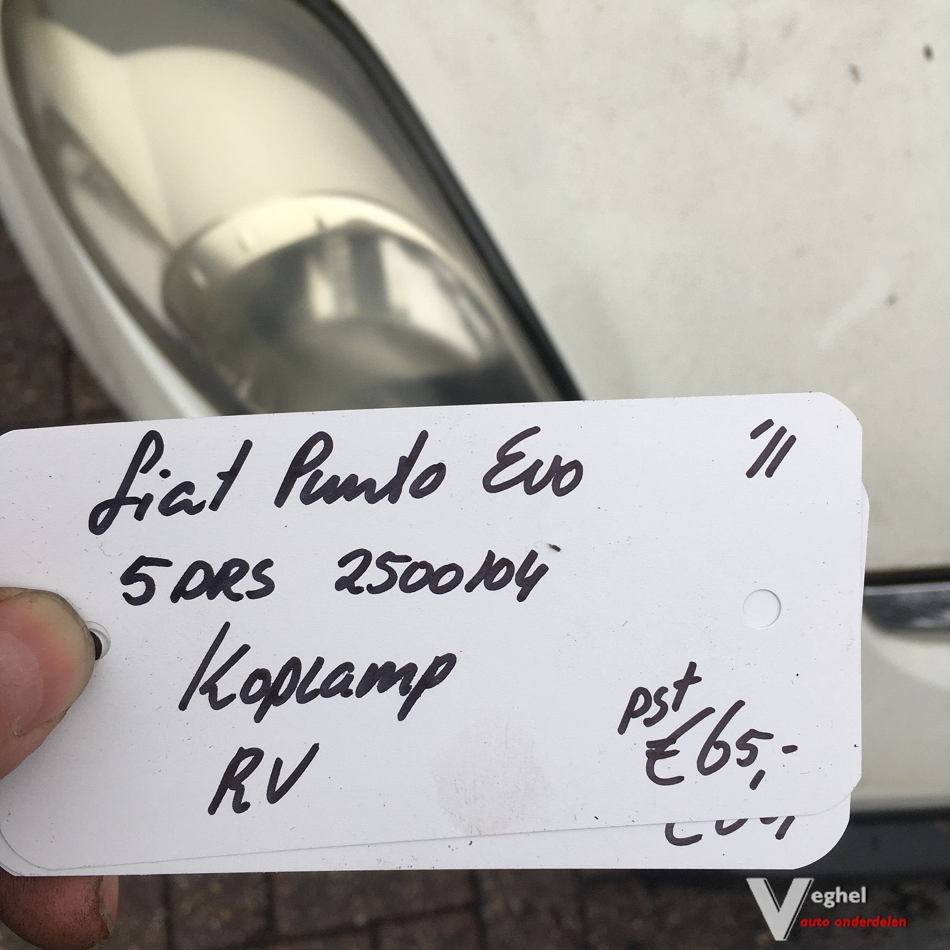 Fiat Punto EVO 5Drs 2011 2500104   Koplamp Linksvoor  of Rec, Auto-onderdelen, Gebruikt, -, -, Ophalen of Verzenden