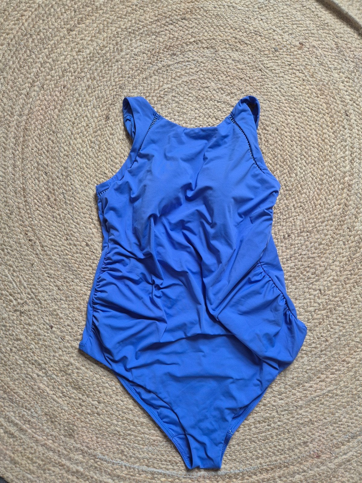 Zwangerschapsbadpak maat 48, Blauw, Badpak, Ophalen of Verzenden, Zo goed als nieuw