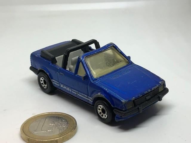 Ford Escort XR3i Cabriolet, Matchbox, Ophalen of Verzenden, Gebruikt, Auto
