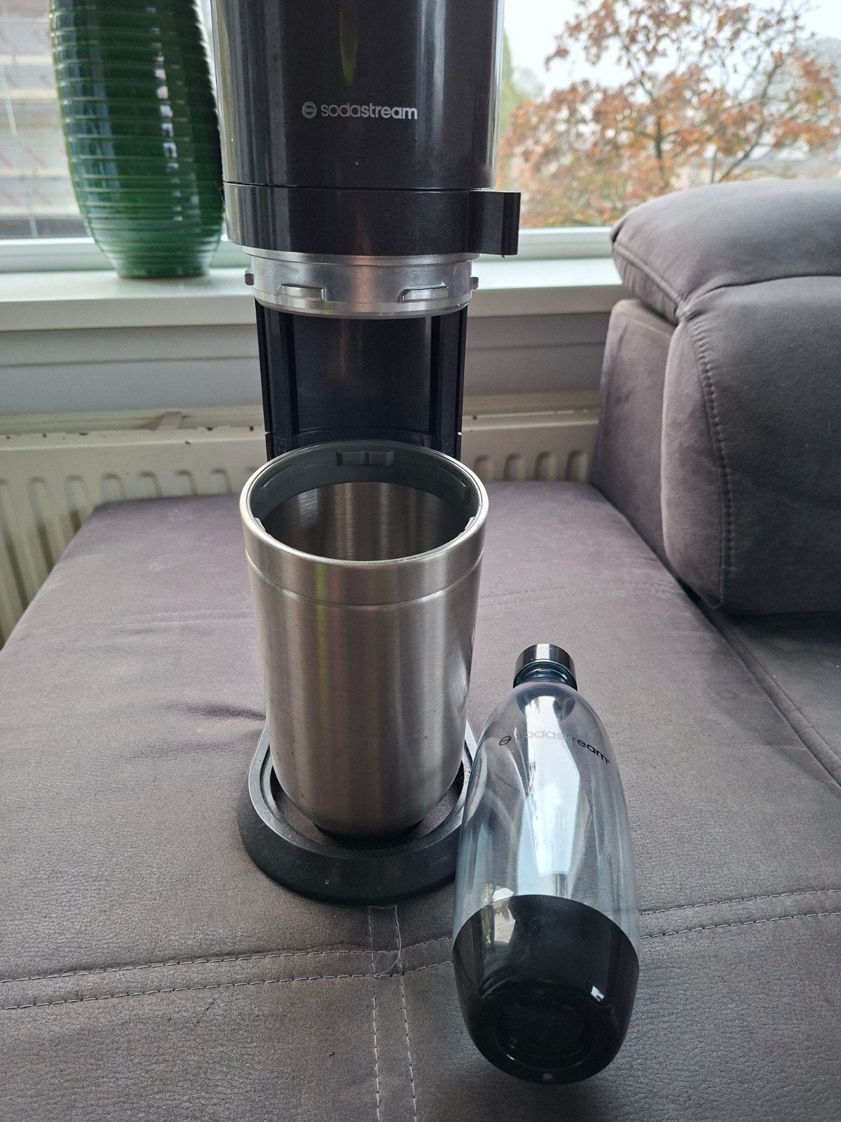 Sodastream Power met 2 flessen, Ophalen, Zo goed als nieuw