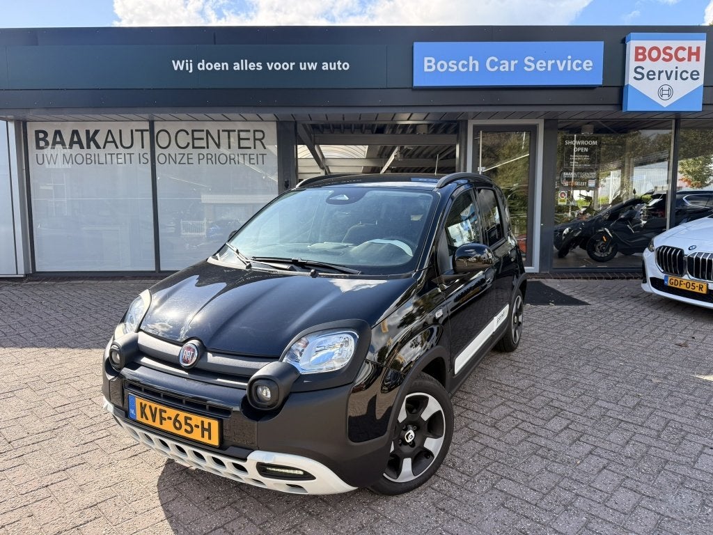 Fiat Pandina 1.0 Hybrid Cross | Airco | Cruise (bj 2025), Auto's, Gebruikt, Automatische klimaatregeling, Zwart, Bedrijf
