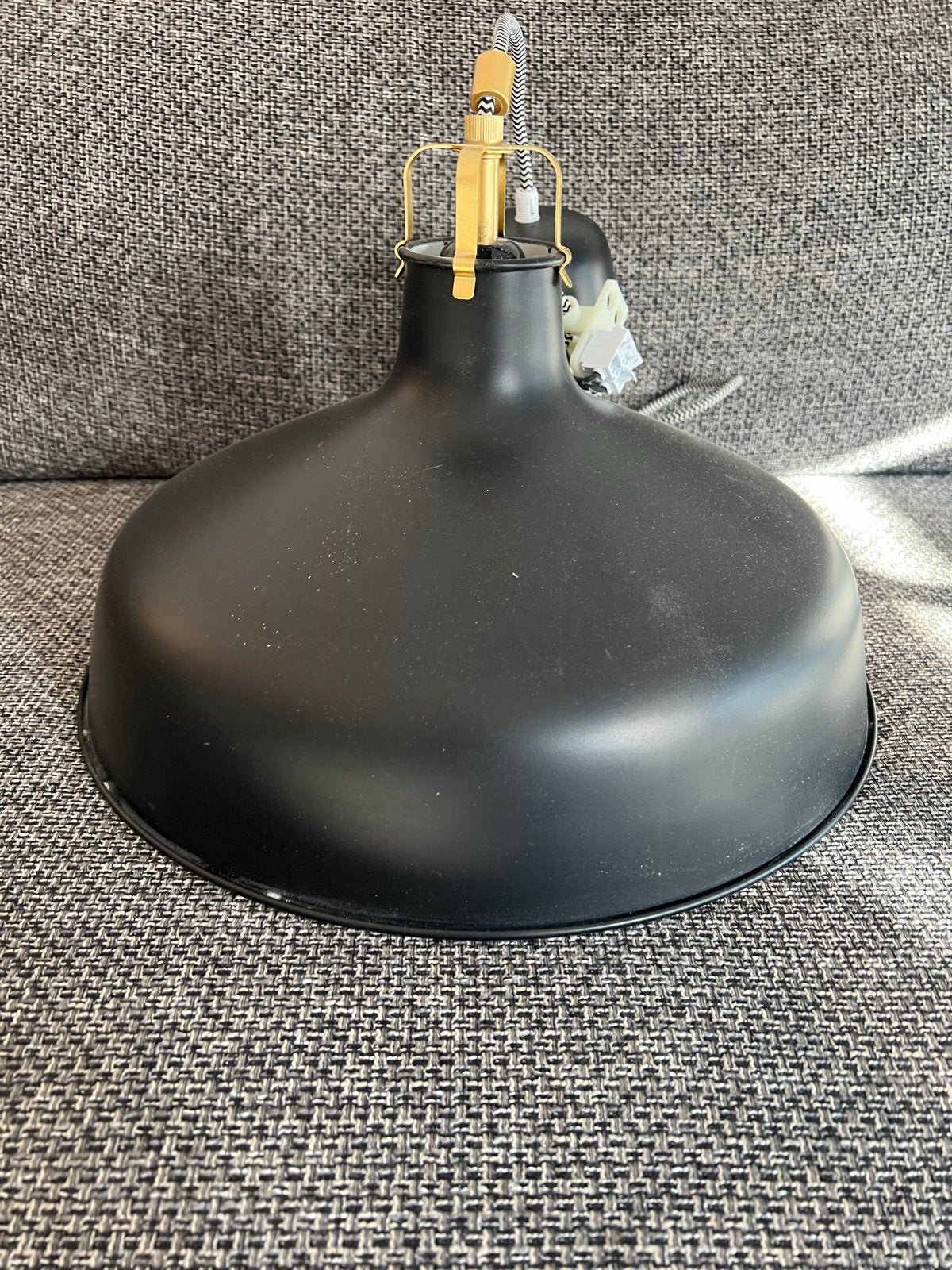 IKEA Ranarp Hanglamp Zwart - Zo goed als nieuw, Ophalen, Zo goed als nieuw, Metaal, E27 (groot)