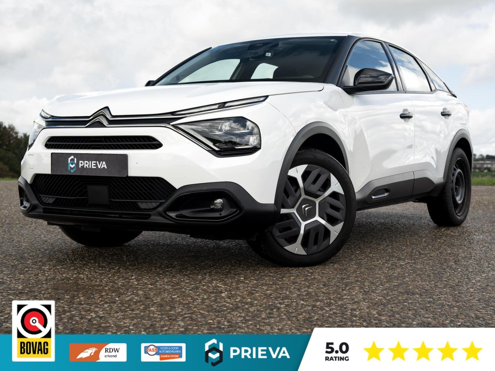 Citroën C4 PureTech Feel Nieuwe D-RIEM| Navigatie | CarPlay, Auto's, Dealer onderhouden, Stof, Gebruikt, Zwart
