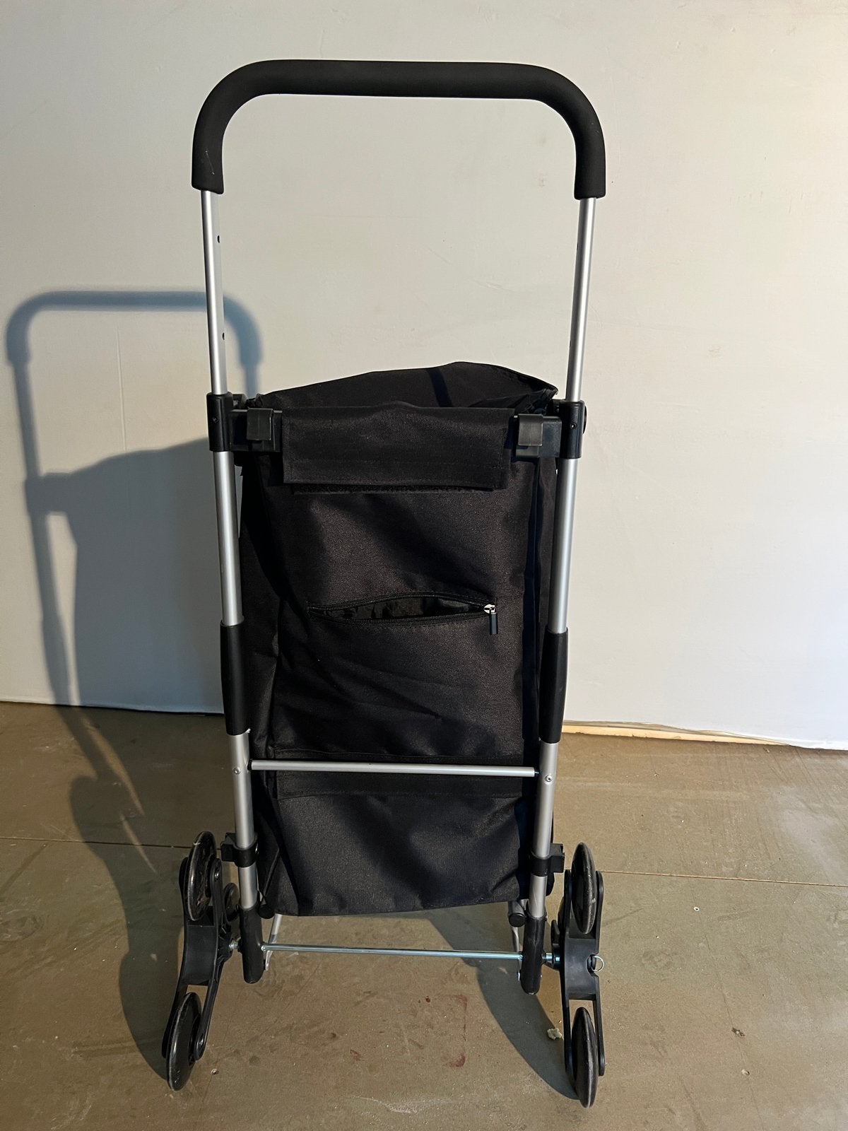 Boodschappen trolley zwart - gebruikt, Ophalen, Gebruikt, Zwart, 30 cm of meer