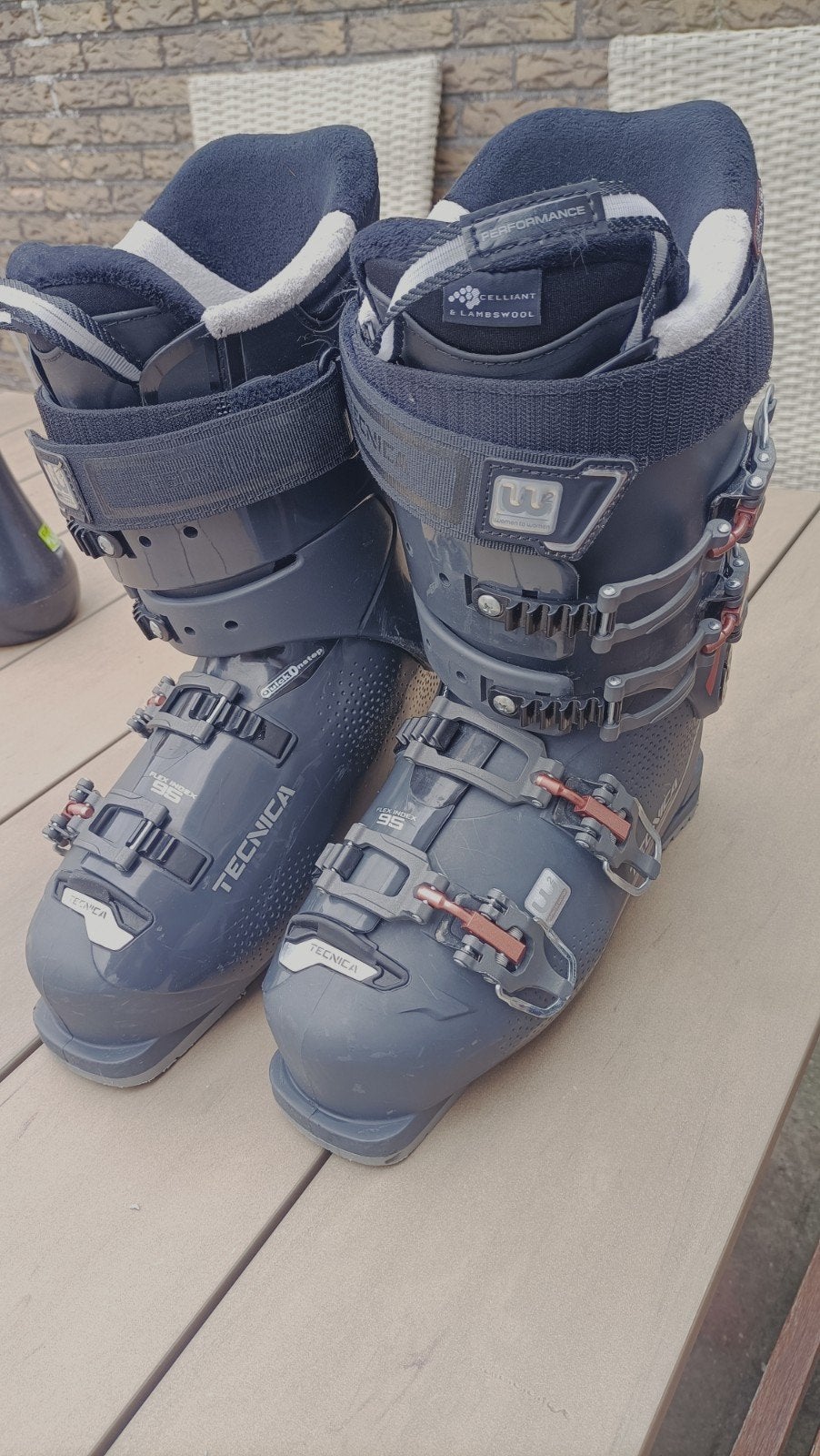 Tecnica Mach1 HVW skischoenen, maat 41 (26.5), Overige merken, 160 tot 180 cm, Gebruikt, Schoenen