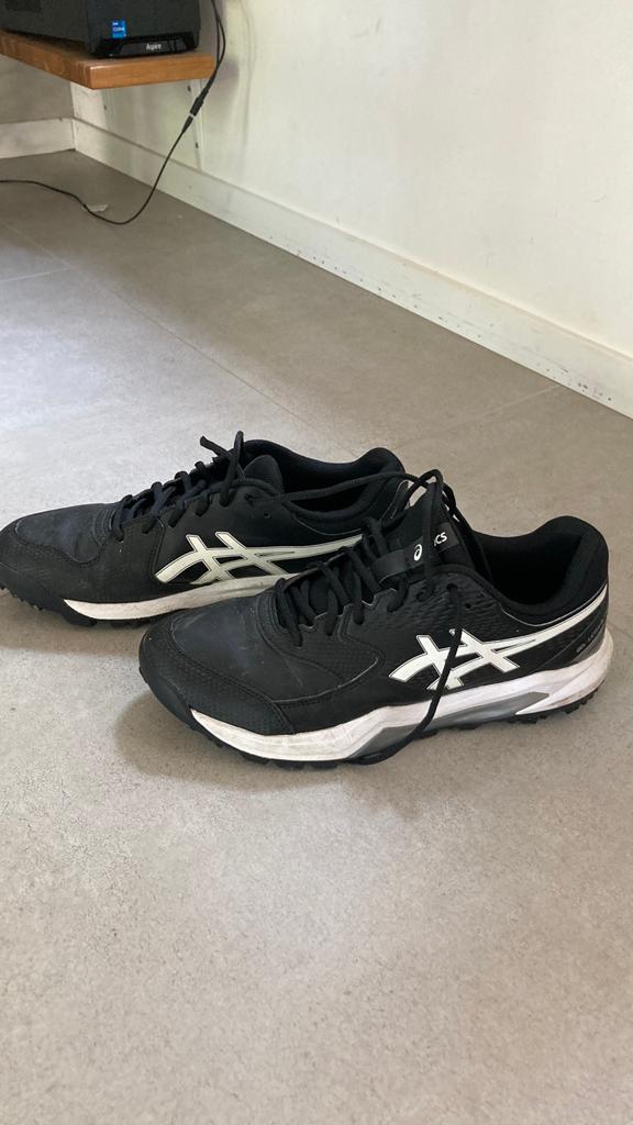 Heren Hockey schoenen Asics Gel Lethal feeld 2 maat 44/10, Sport en Fitness, Hockey, Ophalen of Verzenden, Zo goed als nieuw, Schoenen