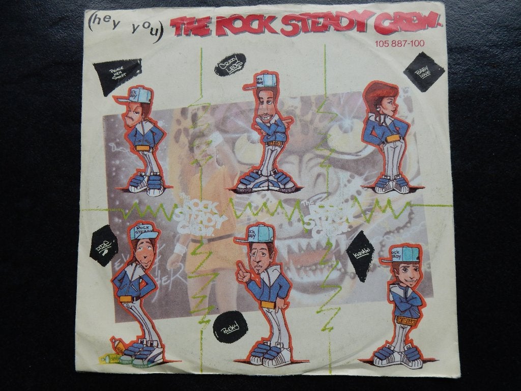 The Rock Steady Crew - (Hey you) the rock steady crew, Cd's en Dvd's, Vinyl Singles, Ophalen of Verzenden, Zo goed als nieuw, Pop
