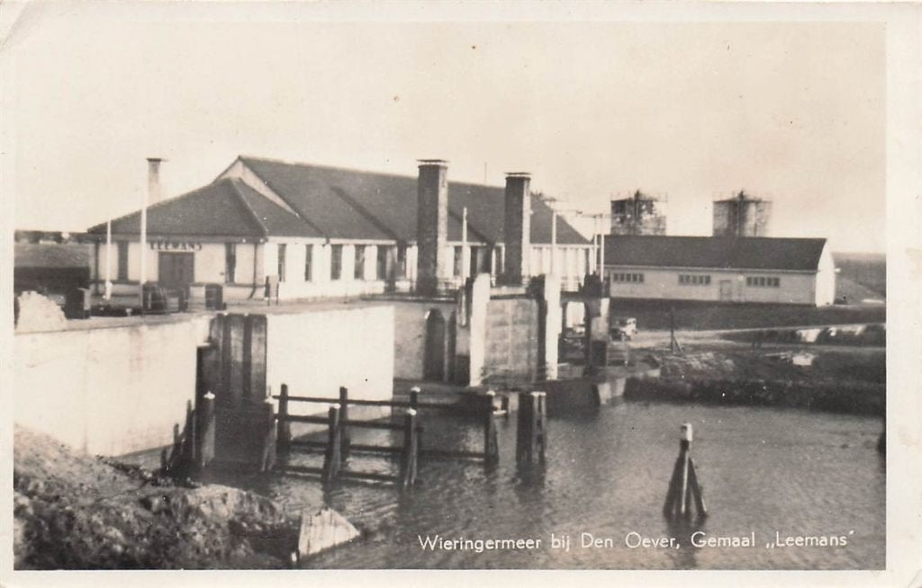 702-492-049 Wieringermeer Bij Den Oever Gemaal Leemans, Verzamelen, Ophalen of Verzenden, Voor 1920, Noord-Holland