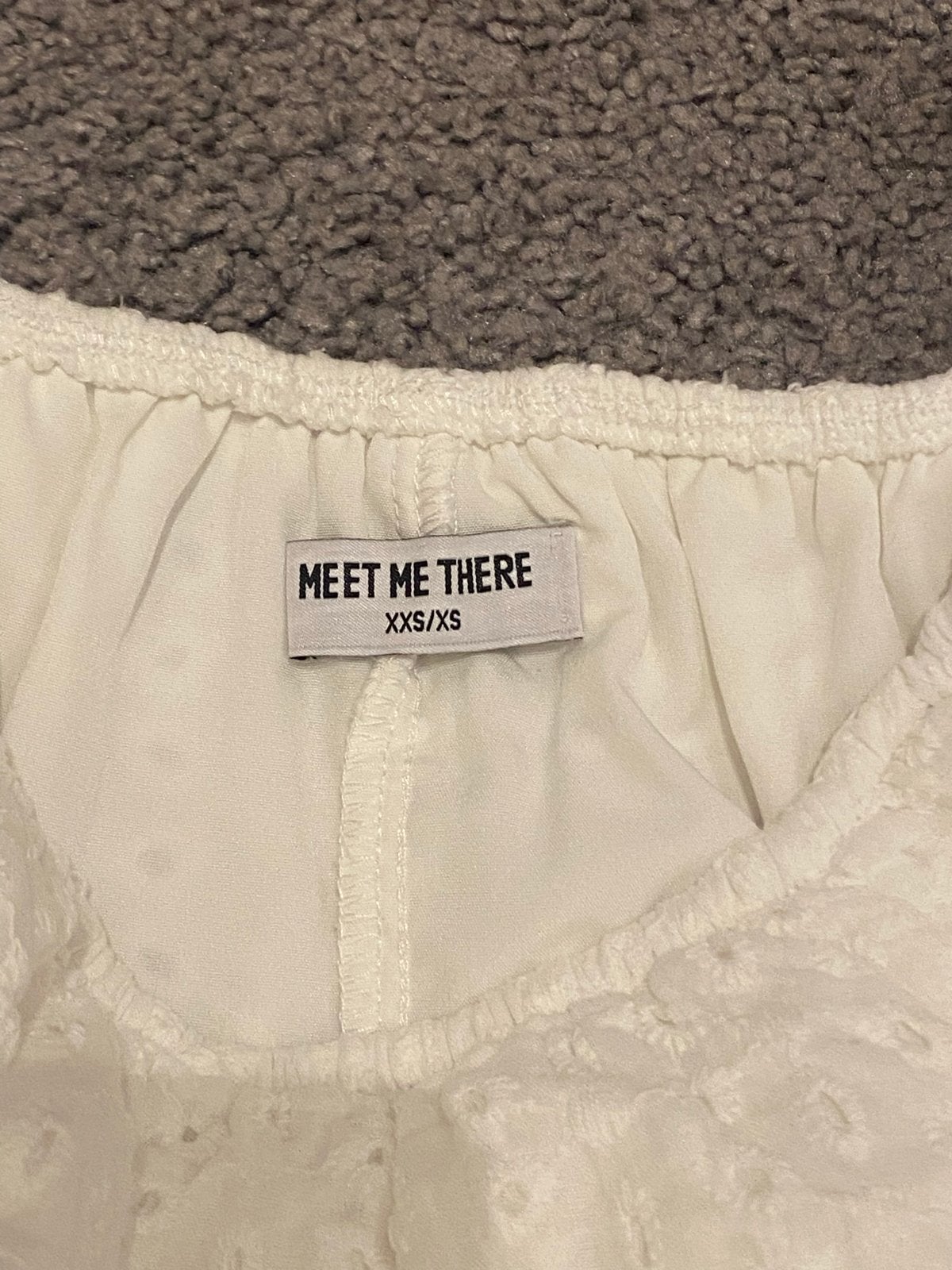 Wit jurkje van Meet Me There, maat XXS/XS, Wit, Ophalen of Verzenden, Zo goed als nieuw, Maat 34 (XS) of kleiner