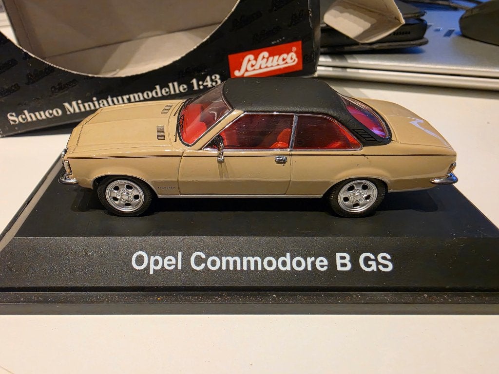 Opel Commodore B GS 1/43, Ophalen of Verzenden, Zo goed als nieuw, Auto, Schuco