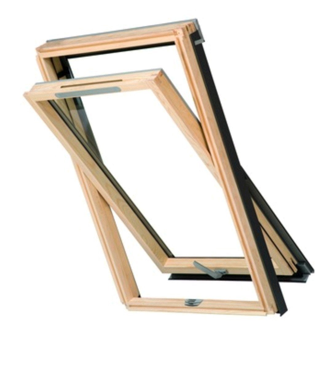 Dakraam RoofLITE 78x98cm HR++ glas - NIEUW - Geen Velux dakr, Ophalen, Minder dan 80 cm, 80 tot 120 cm, Nieuw