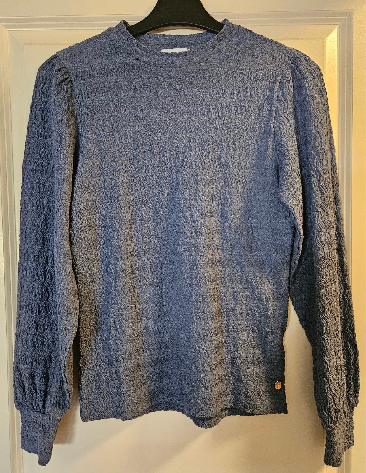TOP MAAT S VAN COTTON CLUB, Blauw, Ophalen of Verzenden, Zo goed als nieuw, Lange mouw
