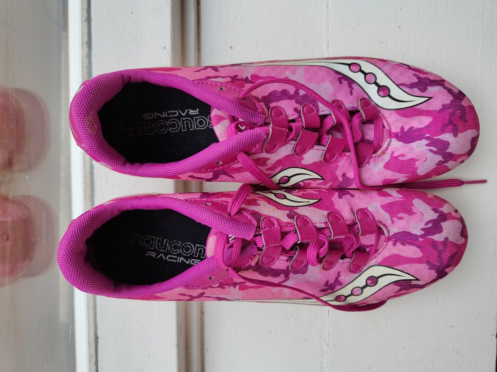 Spikes Saucony maat 40,5, Sport en Fitness, Ophalen of Verzenden, Gebruikt, Spikes, Saucony