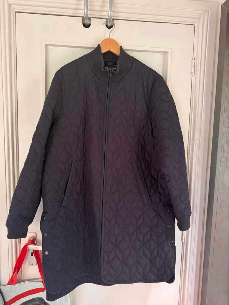 Ilse Jacobsen Gewatteerde jas ART06 | Dark Indigo 44, Ophalen of Verzenden, Zo goed als nieuw, Maat 42/44 (L), Blauw