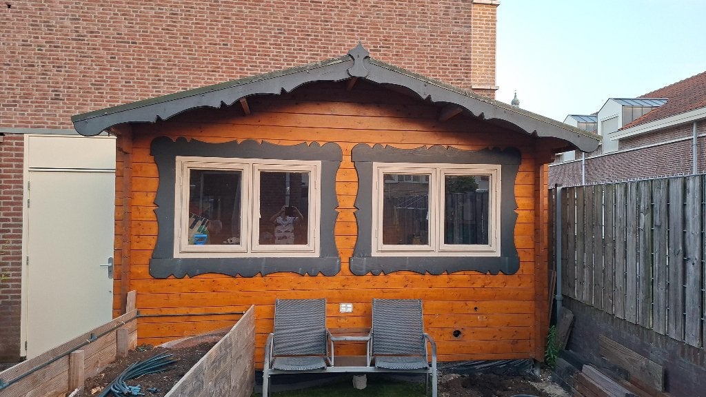 Tuinhuis, Ophalen, Tuinhuis, 250 tot 500 cm, 2 ramen