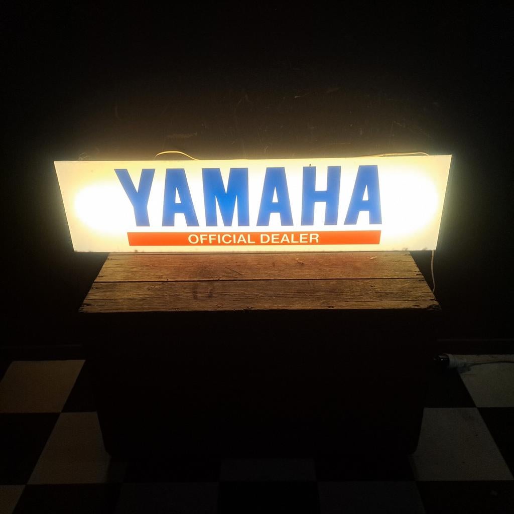 Yamaha lichtbak Dealerbord, Ophalen, Gebruikt, Lichtbak of (neon) lamp