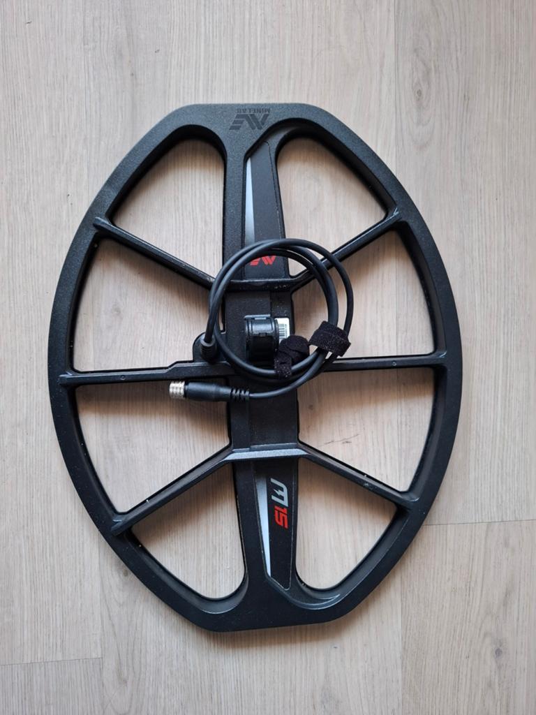 Minelab M15 zoekschijf voor metaaldetector, Hobby en Vrije tijd, Metaaldetectors, Meer dan 30 cm, Ophalen of Verzenden, Zo goed als nieuw