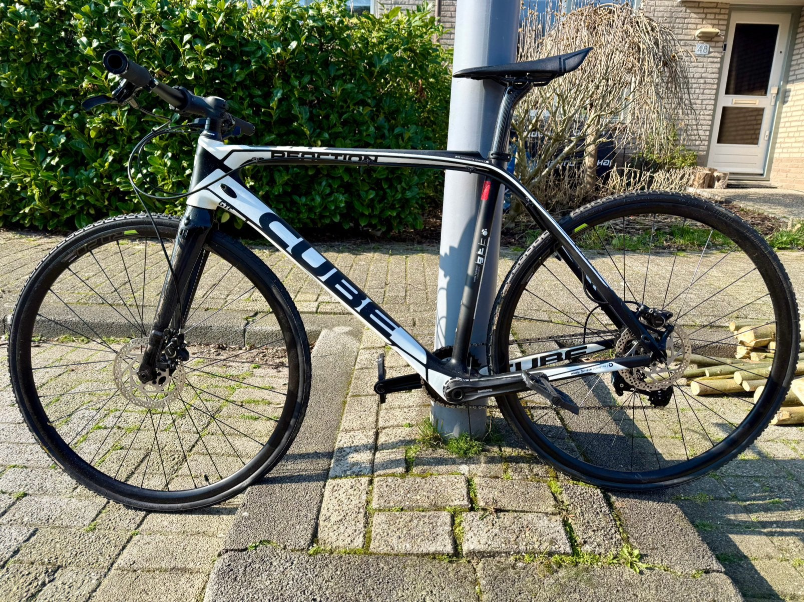 Cube Reaction gravel bike, Fietsen en Brommers, Gebruikt, 10 tot 15 versnellingen, Schijfrem, 53 tot 57 cm